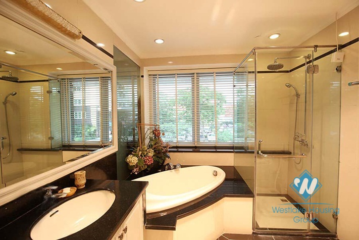 Spacious apartment with 03 bedrooms for rent in Ciputra Tay Ho, Hanoi.